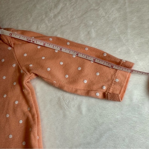 Carter's Pink and Orange Polka Dot Bodysuit Duo - Picture 5 of 8